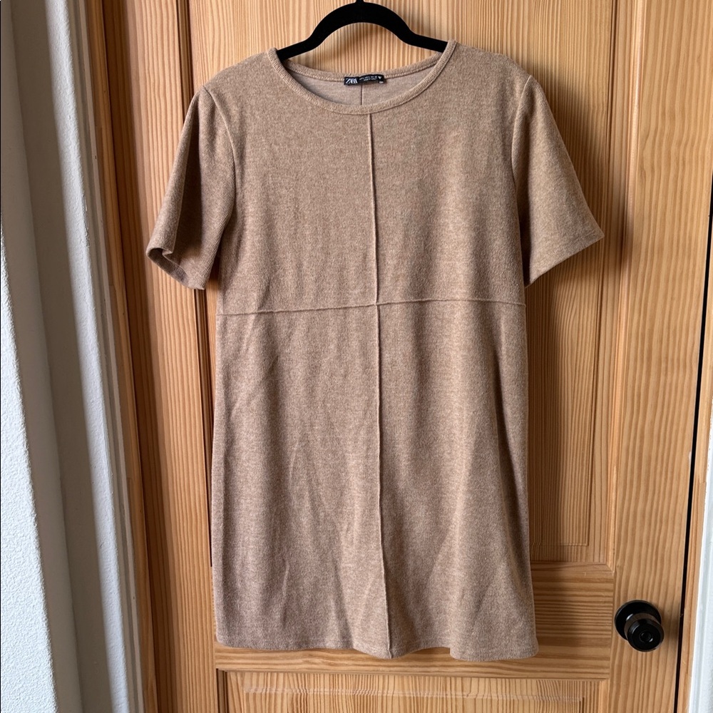 Zara Beige Knit dress